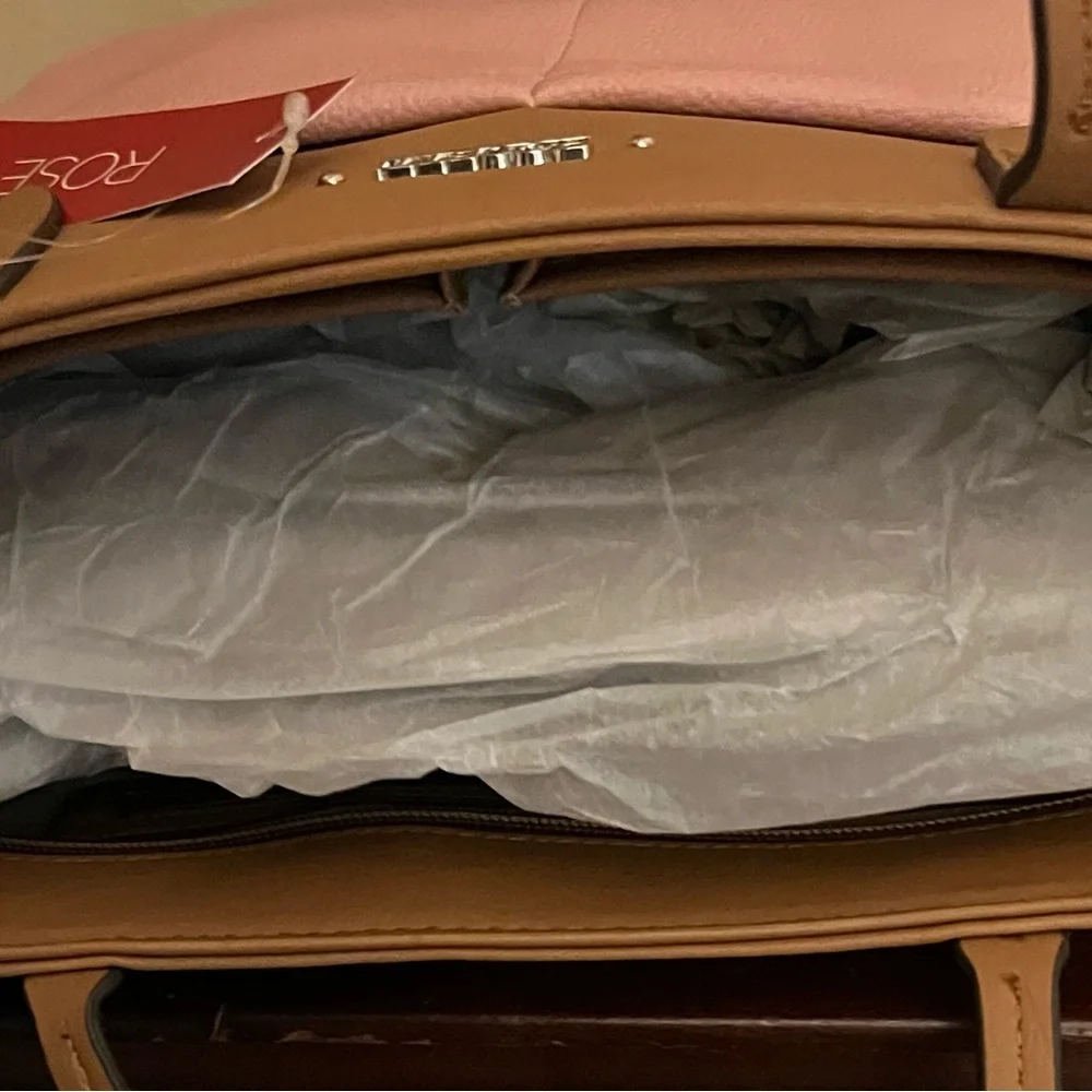 Rossetti handbag Pink and Tan new with tags - Picture 7 of 11